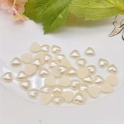 Resim 72 adet Gevşek Düz İnci Kalpli Düğün Sezonu DIY Parti Kalpli Masa Üstü Dekorlu Kalpli 