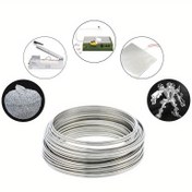 Resim Nichrome Tel, Yüksek Sıcaklığa Dayanıklı, Genel Amaçlı Destek, El Sanatları Teli, 5/10/50m Uzunluk, Alaşım Malzeme, Kaplamalı Yüzey, Endüstriyel ve Bilimsel Kullanım 