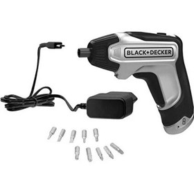 Resim Black Decker BCF611SCK-QW Silver Series Şarjlı Tornavida Hızlı Şarj 3.6V 1.6 Ah 5.5NM 