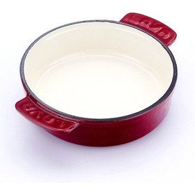 Resim Lava Döküm Yuvarlak Güveç Kabı Döküm Demir Yekpare Çift Kulplu Edition Serisi Çap Ø 14cm. 001 