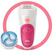 Resim Braun Silk-épil 5 5600 Sensosmart, Kablosuz, Islak&kuru, 3 Ek Parçalı, 2'si 1 Arada Epilatör 