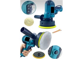 Resim İyisi Yok Dikey Polisaj Zımpara Makinesi 125MM Devir Ayarlı Polisaj Makinesi Mavi 