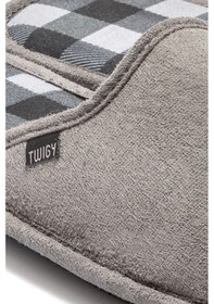 Resim Twigy Ekose Erkek Ev Terliği Gri 41/46 AA0560 Gri 