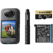 Resim Insta360 X4 Adventure Bundle Aksiyon Kamerası Siyah 