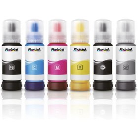 Resim STOREMAX Plus L Serisi Muadil Mürekkepleri, Epson 103 Ecotank Photoink 4 Renk Set Mürekkep L62 