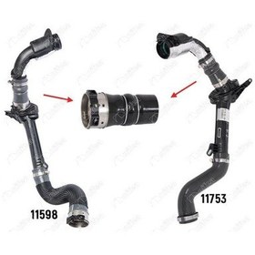 Resim Nıfea 11599 - Turbo Hortumu Küçük Plastik Parça Hariç Megane Iıı 