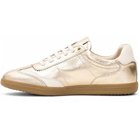 Resim Mammamia D25ya-550 Kadın Hakiki Deri Klasik Sneaker Altın Altın 