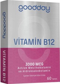 Resim Goodday Vıtamın B12 Actıve 60 Tablet 