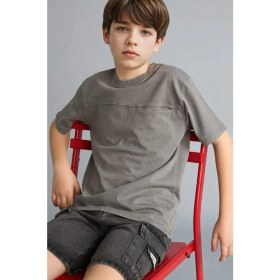 Resim DeFacto New Regular Fit Bisiklet Yaka Kısa Kollu Tişört Erkek Çocuk G9417A826SM 