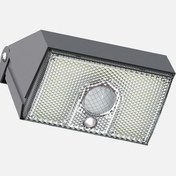 Resim Solar 1000 Lümen Sensörlü Led Aplik Siyah 