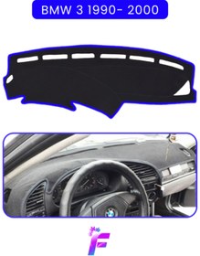 Resim stiloto BMW E36 (1990-2000) Uyumlu Ön Göğüs Örtüsü | Yansıma Önleyici | Kolay Montaj | Oto Aksesuar | TA5 