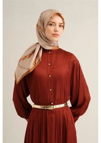 Resim Armine Sura İpek Eşarp 9346d-38 - Vizon Vizon 
