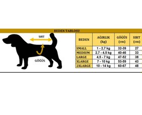 Resim TURUNCU ŞİŞME KEDİ KÖPEK MONTU - MEDIUM 