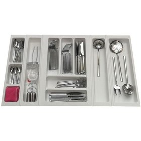 Resim Mutfak, Modüler Kaşıklık Seti, Beyaz, 74 x 48 cm (Enden-Boydan 3,5 cm Kesilebilir) 