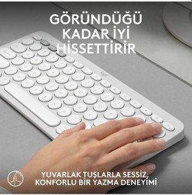 Resim Gebibd Pebble Keys 2 K380s 920-011859 Kablosuz Klavye - Hızlı Ve Daha Güçlü Klavye Deneyimi 