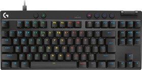 Resim Logitech G Pro X Tkl Rapid Kablolu Oyuncu Klavyesi Us Layout Analog Siyah 920-013233 