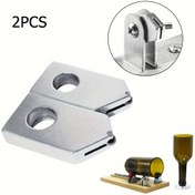 Resim Cam Şişe Kesici Yedek Bıçaklar 2'li Paket, Şişe Kesici için Metal Kaplamalı Kesme Bıçağı Yedeği 