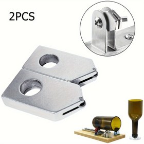 Resim Cam Şişe Kesici Yedek Bıçaklar 2'li Paket, Şişe Kesici için Metal Kaplamalı Kesme Bıçağı Yedeği 