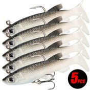 Resim 12.5 gramlık Kurşun Jigging Lures Balıkçılık için - 12.5 gramlık Kurşun Ağırlığı, PVC Malzeme, Kırmızı Balık, Bass, Trout, Somon ve Daha Fazlası için İdeal - Balıkçılık Ekipmanınızla Bass, Somon ve Trout Yakalama için Mükemmel 