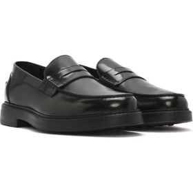 Resim Derimod Erkek Siyah Deri Klasik Loafer 25SFD722022 