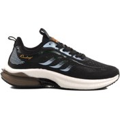 Resim AYAKMOD Siyah Hafif Memory Foam Erkek Spor Ayakkabı M-04327 M 