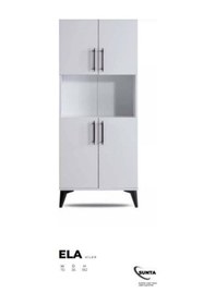 Resim Ela Kiler Dolabı Beyaz 