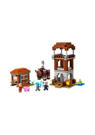 Resim LEGO® Minecraft® Yağmacı Karakolu ve Çapulcu 21278 - 9 Yaş ve Üzeri Çocuklar için Video Oyunu Temalı Yaratıcı Oyuncak Yapım Seti (665P) 