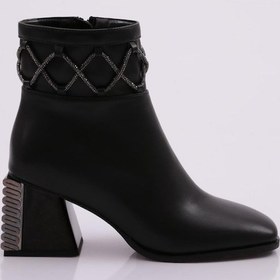 Resim Dgn 31001 Kadin Topuklu Bot 31001-2377-R1534 Siyah 