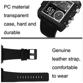 Resim Besthome1 Skmei 2020 Kadran Spor Erkek Saat, Gümüş Kabuk Siyah Bant, Çok Renkli Model Çok Renkli 