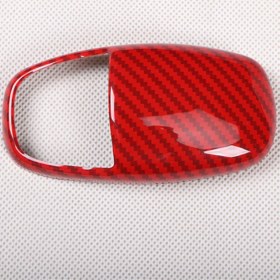 Resim Oasis Oasis Kırmızı Karbon Fiber Abs Araba Vites Topuzu Kapağı (Yurt Dışından) 