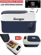 Resim Hoogar German 21-25 Lt Led Ekran Oto Karavan Tekne Tır Buzdolabı 