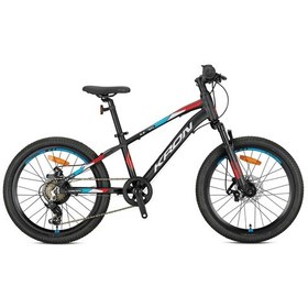 Resim Kron Xc 75-v Fren 20 Jant 5-9 Yaş Erkek Çocuk Bisikleti Siyah-kırmızı-mavi Siyah - Kırmızı - Mavi 