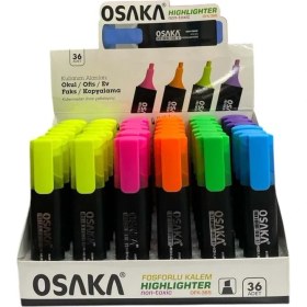 Resim Osaka OFK-36S Fosforlu Kalem Si̇yah 36 