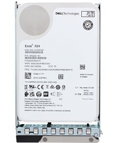 Resim Dell Technologies Exos X24 24TB 7.2K 12G NL SAS 3.5" 512e Sunucu Harddisk ST24000NM007H 0GPP63 