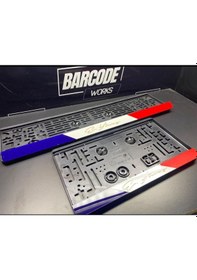 Resim 3d Renkli Fransız Model Takmatik Pleksi Plakalık 