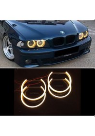 Resim BMW E39 Angel Eyes Halka Sarı Pamuk Led 
