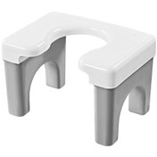 Resim Suntek Banyo Yetişkin Gri Için Kaymaz Çömelme Tuvalet Tabure 