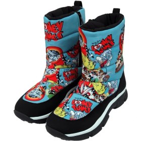 Resim Kadın Vegan Çok Renkli Kar Botu - Warner Bros Looney Tunes The Toon Parade Tasarım 