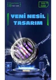 Resim Mıknatıslı Cep Telefon Sessiz Soğutma Fanı Radyatör Soğutucu iOs Uyumlu Android Pubg Gaming Soğutucu 