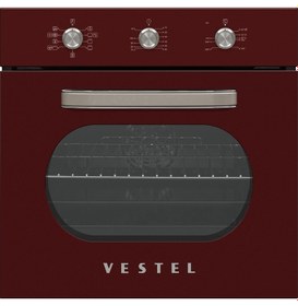 Resim Vestel AF-6682 Retro Bordo 69 Lt A Enerji Sınıfı Ankastre Fırın 