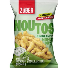 Resim ZÜBER Noutos Nohut Cipsi Yoğurt ve Mevsim Yeşillikleri 55 g 