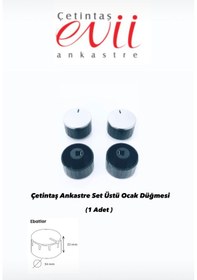 Resim Çetintaş Ankastre Set Üstü Ocak Düğmesi 4 Adet 