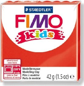 Resim Staedtler Fimo Kids Yumuşak Polimer Kil 2 Red 