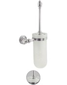 Resim Maya Diamond Chrome Montajlı Klozet Fırçası Cam 