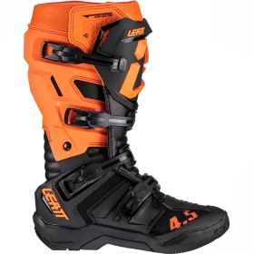 Resim Leatt GPX 4.5 V23 cross enduro motosiklet botu siyah turuncu 42 26.5 cm `+ Ücretsiz Gmoto 10in1 Çok Amaçlı Alet 