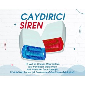 Resim Dunlop Dummy Caydırıcı Sahte Siren 12volt adaptör gerektirir 
