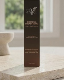 Resim MOON ANGEL Kaş ve Kirpik Serum 8 ml (Peptide Complex ve Hyaluronic Acid) Besleyici Bakım Serumu 