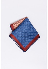 Resim AC&Co / Altınyıldız Classics Erkek Lacivert-bordo Desenli Mendil Lacivert - Bordo 