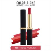 Resim L'Oreal Paris Color Riche İntense Volume Matte Ruj - 188 Rose Activist 