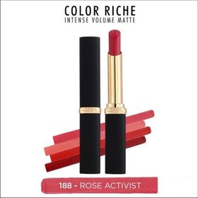 Resim L'Oreal Paris Color Riche İntense Volume Matte Ruj - 188 Rose Activist 